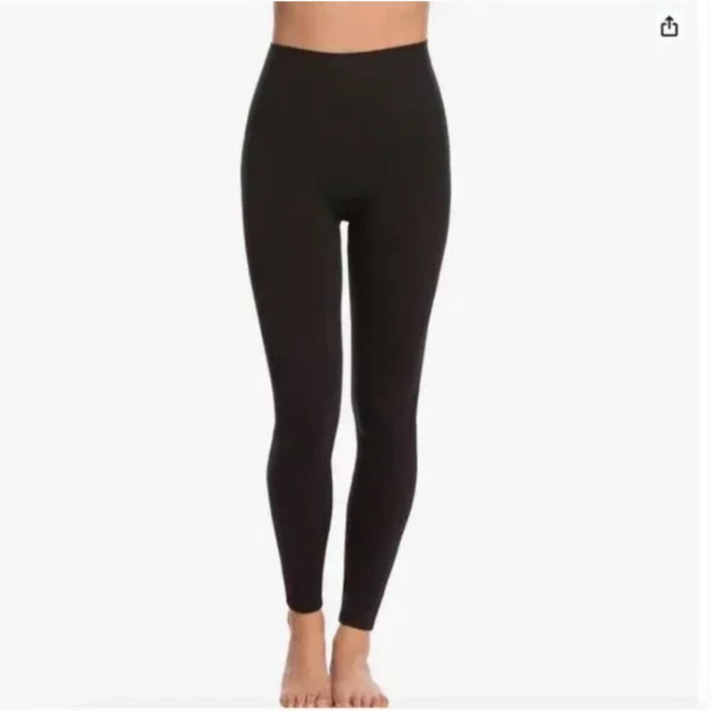 SPANX Women's Look At Me Now Seamless Leggings Black Size Large
